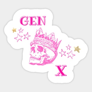 Gen X Sticker